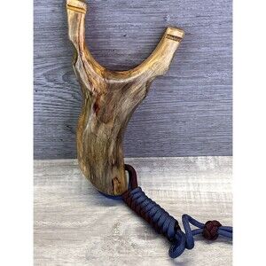 Handmade Natural Wood Slingshot – Traditional Fork Design
